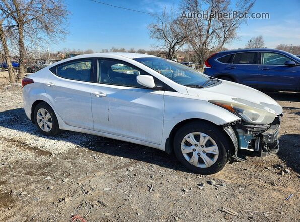 5NPDH4AE6GH731153 2016 HYUNDAI ELANTRA Белый 