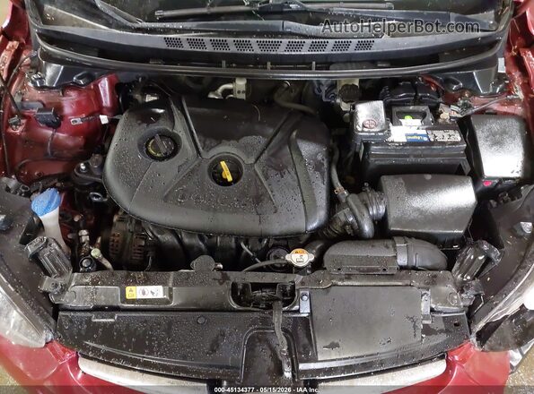 5NPDH4AE7GH744915 2016 HYUNDAI ELANTRA Red Rear view