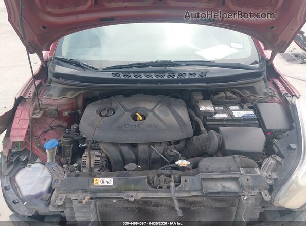 5NPDH4AE7GH751511 2016 HYUNDAI ELANTRA Red 