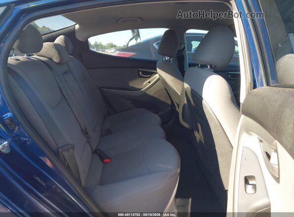5NPDH4AE7GH755283 2016 HYUNDAI ELANTRA Blue Widok naklejki z numerem VIN