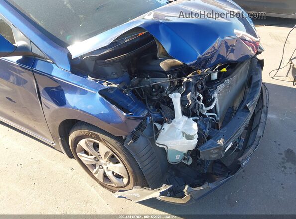 5NPDH4AE7GH755283 2016 HYUNDAI ELANTRA Blue Widok zestawu wskaźników