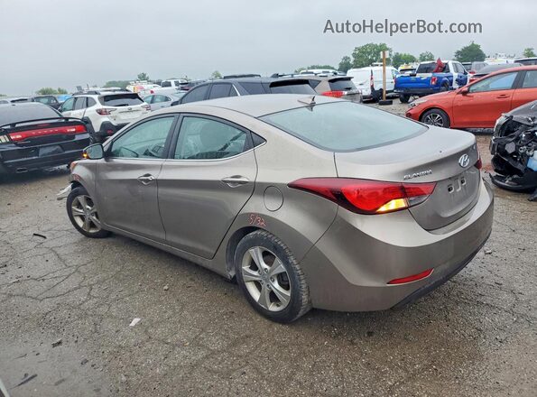 5NPDH4AE7GH779972 2016 HYUNDAI ELANTRA Золотой Задняя левая четверть