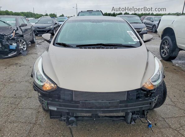 5NPDH4AE7GH779972 2016 HYUNDAI ELANTRA Золотой Вид спереди