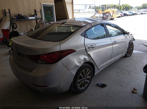 5NPDH4AE7GH781639 2016 HYUNDAI ELANTRA Silver Tył prawy