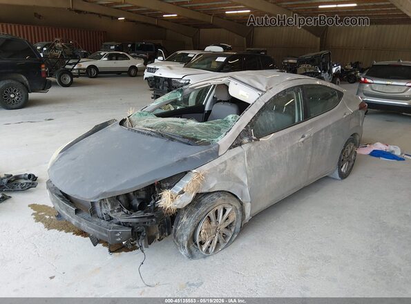 5NPDH4AE7GH781639 2016 HYUNDAI ELANTRA Silver Przód lewy