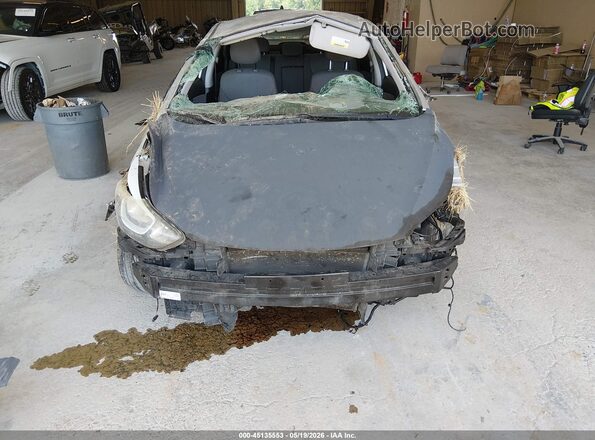 5NPDH4AE7GH781639 2016 HYUNDAI ELANTRA Silver Widok wnętrza z tyłu