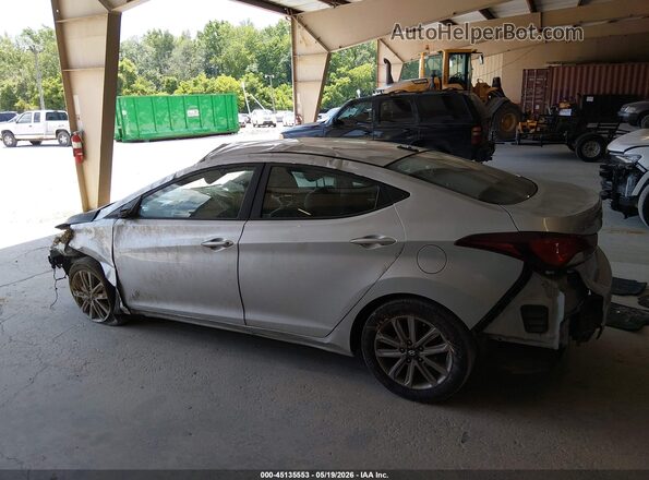 5NPDH4AE7GH781639 2016 HYUNDAI ELANTRA Silver 