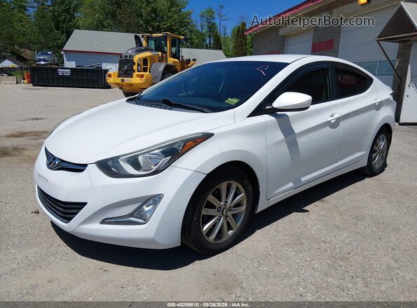 5NPDH4AE8GH653653 2016 HYUNDAI ELANTRA White 