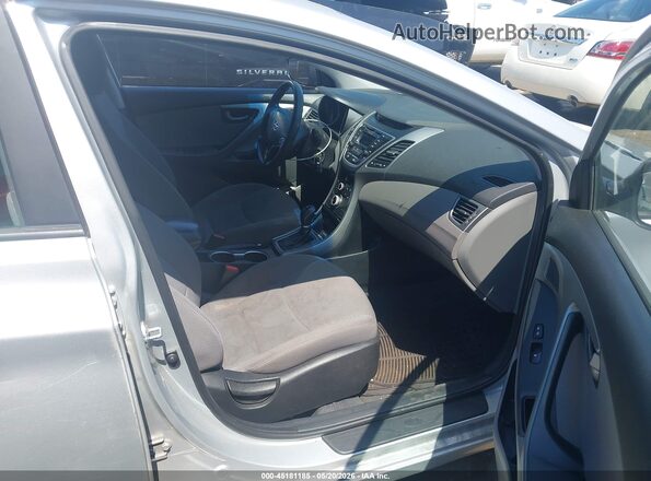 5NPDH4AE8GH705038 2016 HYUNDAI ELANTRA Silver 