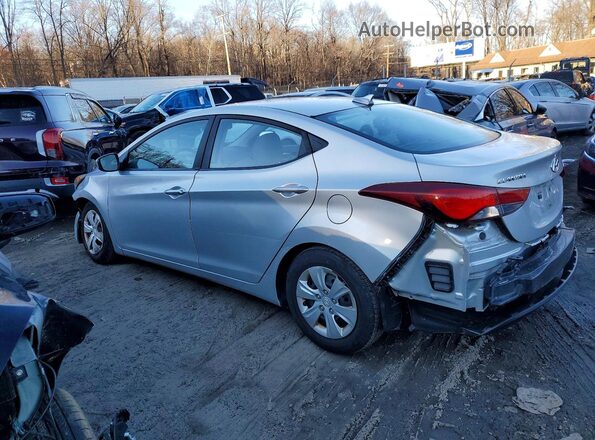 5NPDH4AE8GH765482 2016 HYUNDAI ELANTRA Silver Trasero izquierdo