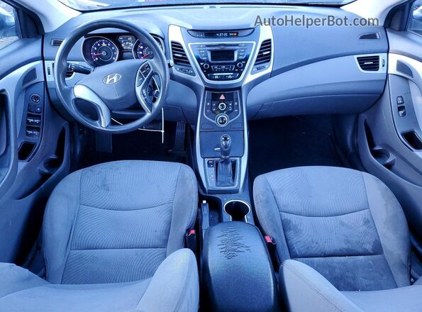 5NPDH4AE8GH765482 2016 HYUNDAI ELANTRA Silver Vista del salpicadero