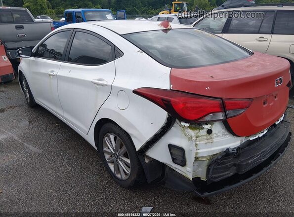5NPDH4AE9GH660496 2016 HYUNDAI ELANTRA White 