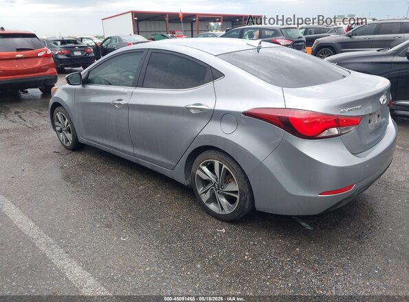 5NPDH4AE9GH673426 2016 HYUNDAI ELANTRA Silver Задня ліва чверть