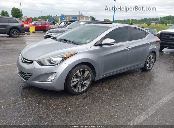 5NPDH4AE9GH673426 2016 HYUNDAI ELANTRA Silver Передня ліва чверть