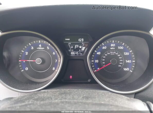5NPDH4AE9GH673426 2016 HYUNDAI ELANTRA Silver Вид задніх сидінь