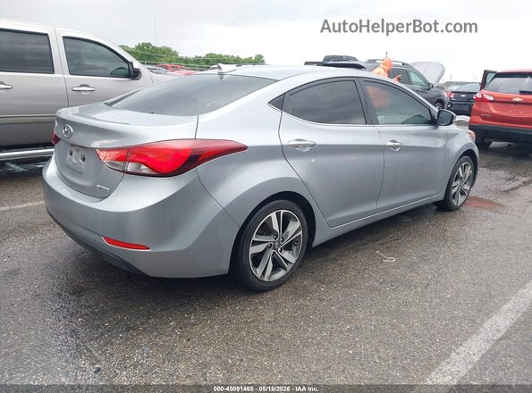 5NPDH4AE9GH673426 2016 HYUNDAI ELANTRA Silver Задня права чверть