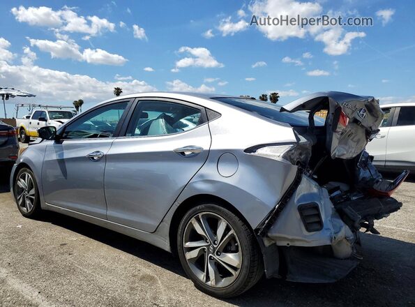 5NPDH4AE9GH676651 2016 HYUNDAI ELANTRA Silver 