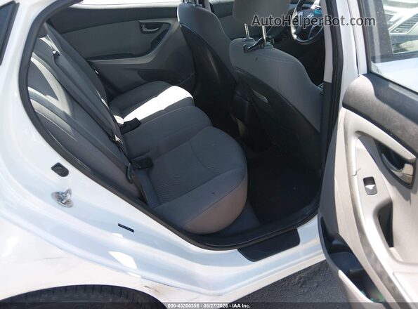5NPDH4AE9GH706764 2016 HYUNDAI ELANTRA White Widok naklejki z numerem VIN