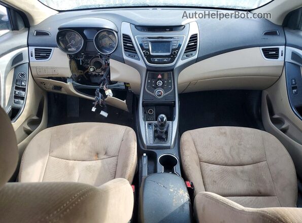 5NPDH4AE9GH727419 2016 HYUNDAI ELANTRA Gold 