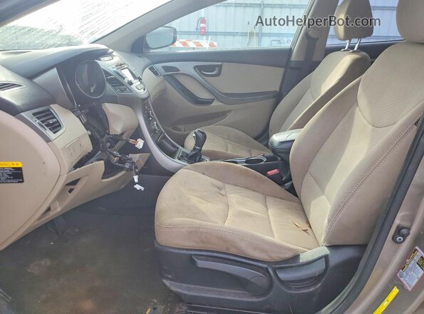 5NPDH4AE9GH727419 2016 HYUNDAI ELANTRA Gold 