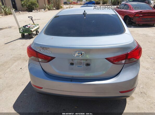 5NPDH4AE9GH741272 2016 HYUNDAI ELANTRA Серебряный 