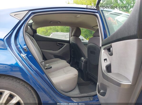 5NPDH4AE9GH749338 2016 HYUNDAI ELANTRA Blue 
