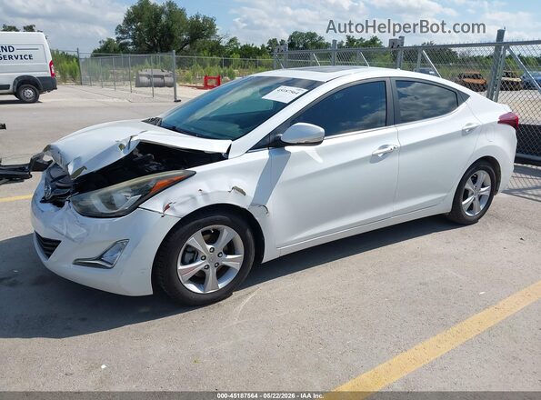 5NPDH4AE9GH772604 2016 HYUNDAI ELANTRA White Передня ліва чверть
