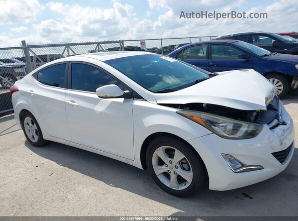 5NPDH4AE9GH772604 2016 HYUNDAI ELANTRA White Вид щитка приладів