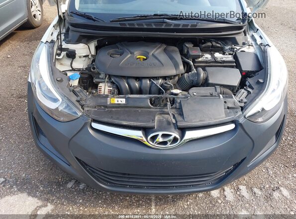 5NPDH4AEXGH667313 2016 HYUNDAI ELANTRA White 