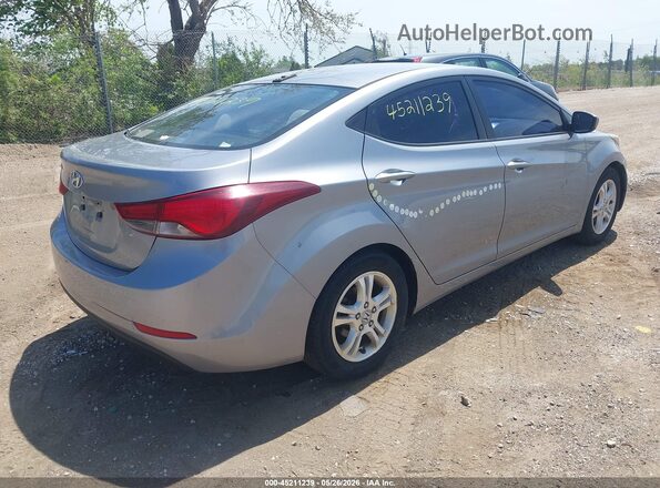 5NPDH4AEXGH705560 2016 HYUNDAI ELANTRA Silver 