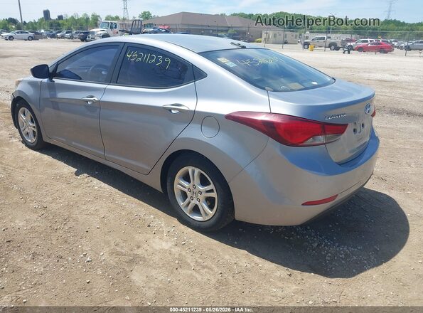 5NPDH4AEXGH705560 2016 HYUNDAI ELANTRA Silver 