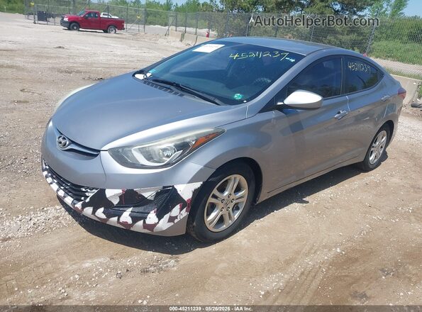 5NPDH4AEXGH705560 2016 HYUNDAI ELANTRA Silver 