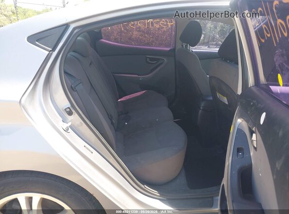 5NPDH4AEXGH705560 2016 HYUNDAI ELANTRA Silver 