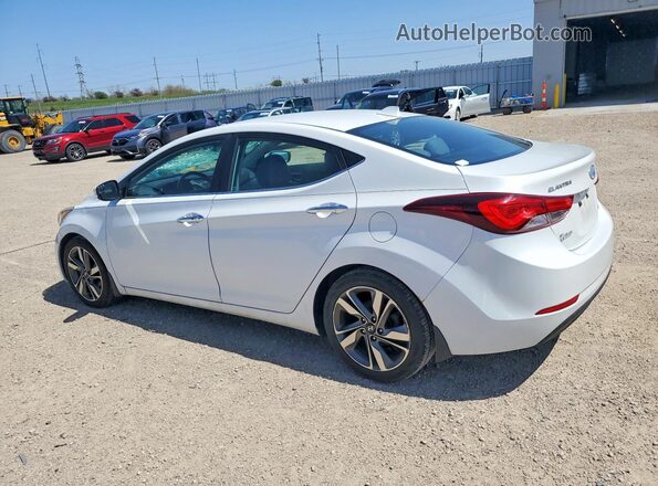 5NPDH4AEXGH727297 2016 HYUNDAI ELANTRA White Задня ліва чверть