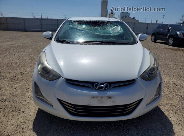 5NPDH4AEXGH727297 2016 HYUNDAI ELANTRA White Вид спереду