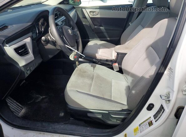 5NPDH4AEXGH727297 2016 HYUNDAI ELANTRA White Вид салону спереду