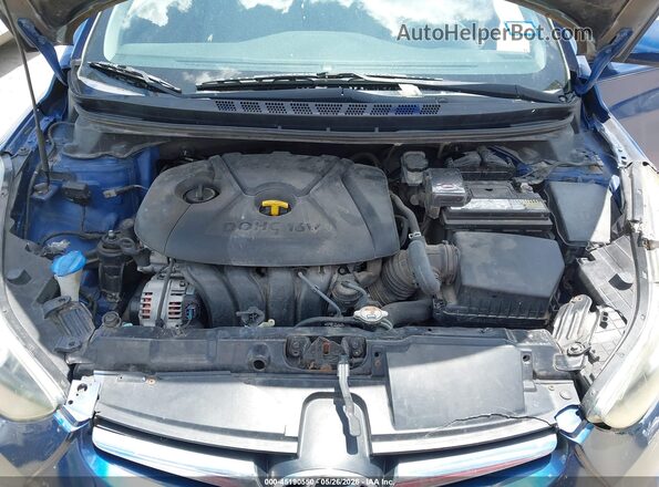 5NPDH4AEXGH773003 2016 HYUNDAI ELANTRA Blue Vista trasera