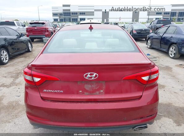 5NPE24AF0GH272071 2016 HYUNDAI SONATA Red 