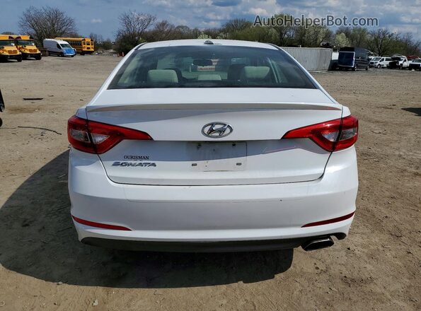 5NPE24AF0GH310883 2016 HYUNDAI SONATA White Vista trasera