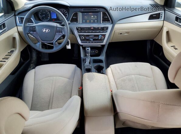 5NPE24AF0GH310883 2016 HYUNDAI SONATA White Vista del salpicadero