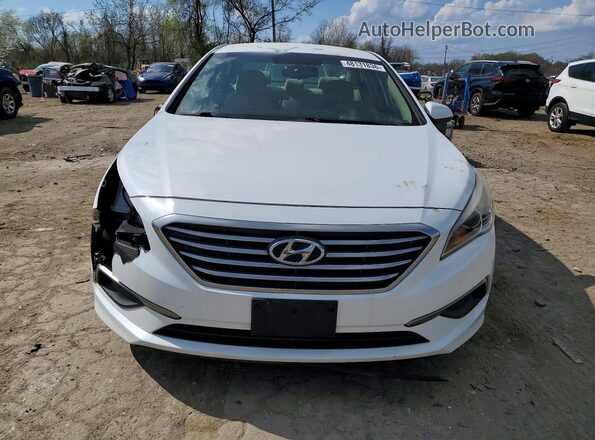 5NPE24AF0GH310883 2016 HYUNDAI SONATA White Vista frontal