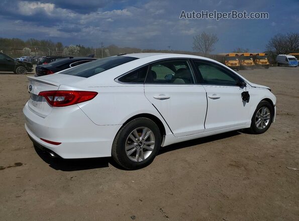 5NPE24AF0GH310883 2016 HYUNDAI SONATA White Trasero derecho