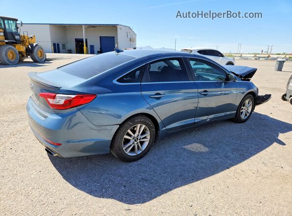 5NPE24AF0HH477990 2017 HYUNDAI SONATA Угольный Задняя правая четверть