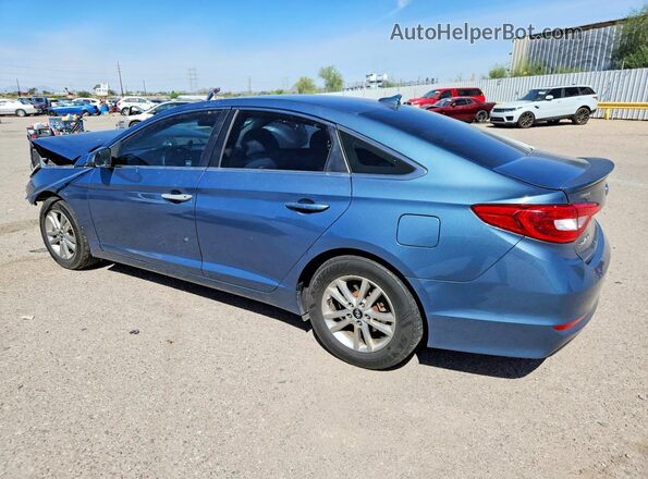 5NPE24AF0HH477990 2017 HYUNDAI SONATA Угольный Задняя левая четверть