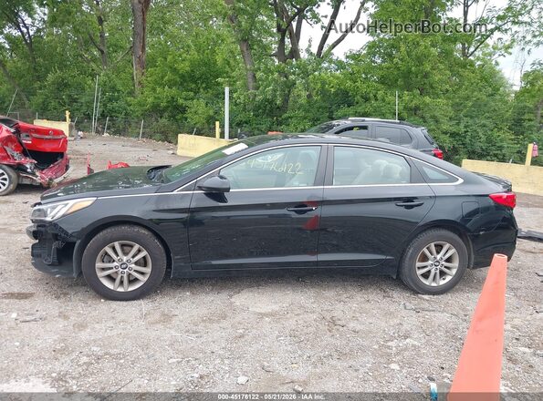 5NPE24AF0HH480257 2017 HYUNDAI SONATA Черный 