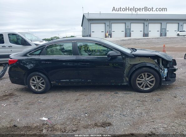 5NPE24AF0HH480257 2017 HYUNDAI SONATA Черный Панорамный вид салона 360°