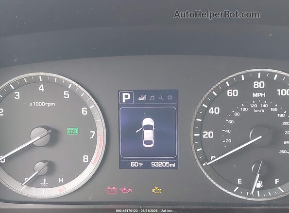 5NPE24AF0HH480257 2017 HYUNDAI SONATA Черный 