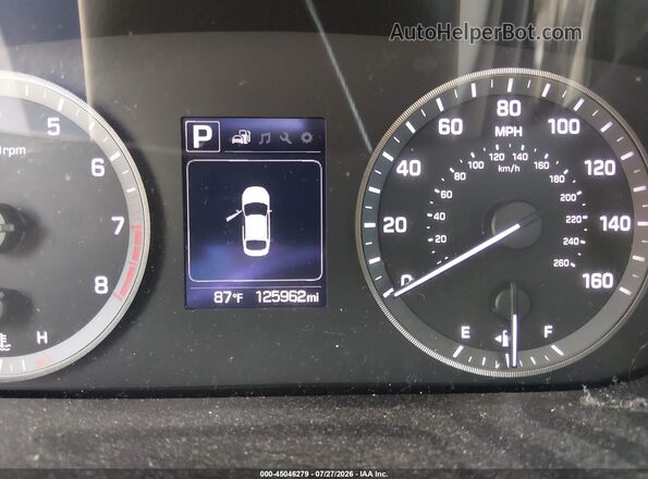 5NPE24AF0HH496099 2017 HYUNDAI SONATA White Հետևի նստատեղերի տեսք