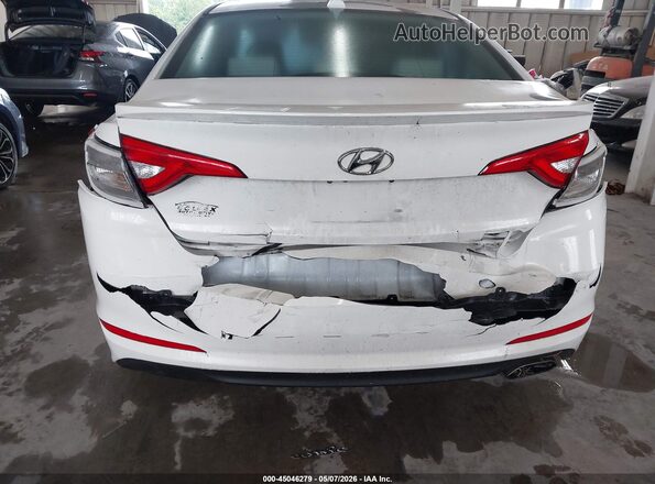 5NPE24AF0HH496099 2017 HYUNDAI SONATA White Դիմացի տեսք