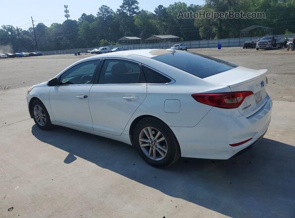 5NPE24AF0HH499164 2017 HYUNDAI SONATA White Trasero izquierdo